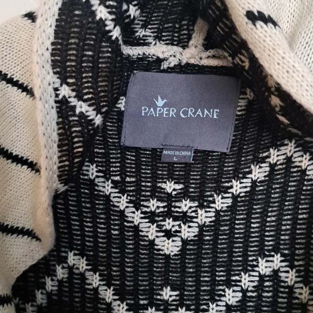 Abstract Hooded Cardigan - Picture 4 of 5